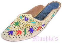 beaded slipper - click here for large view